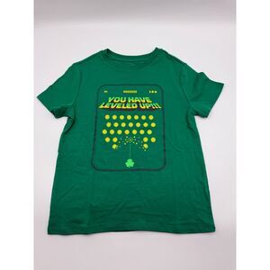 Cat & Jack  " you have leveled up" green size 6-7